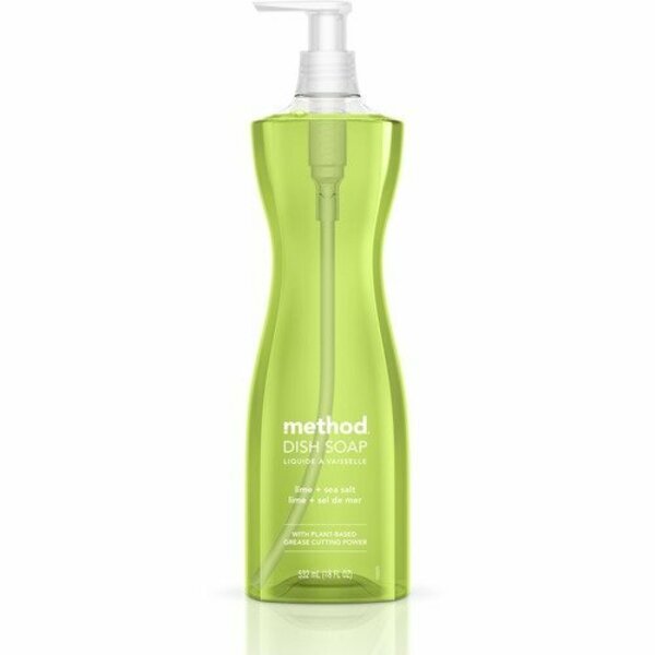 Method Method 01240, Dish Soap, Lime & Sea Salt, 18 Oz Pump Bottle MTH01240